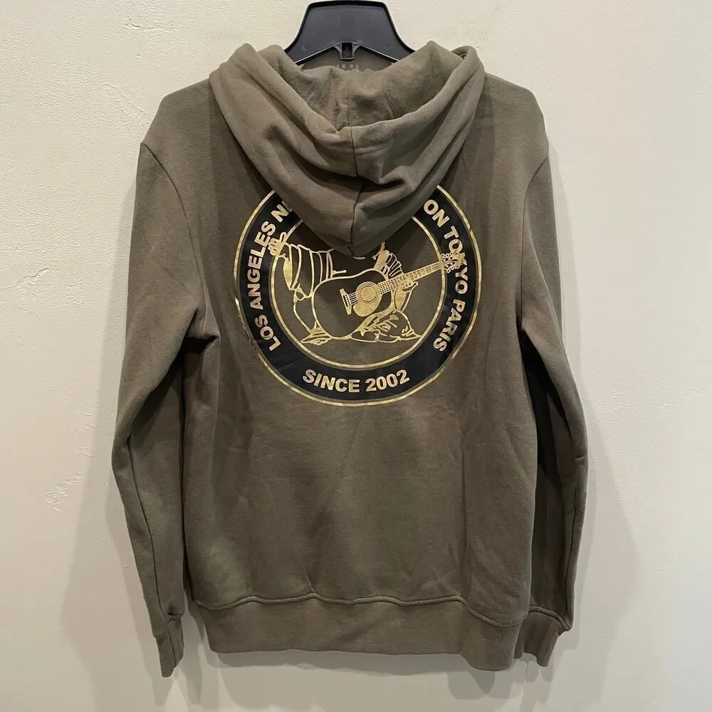 NWT True Religion Men’s City Buddha Zip Hoodie Kalamata - Size: Small